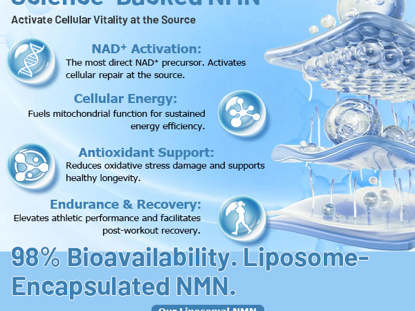 NMN Supplement 1000mg Liquid Drops, 99% Pure NMNH Alternative & Stabilized Beta-Nicotinamide Mononucleotide for NAD⁺ Levels, Cellular Energy, Anti-Aging & Longevity