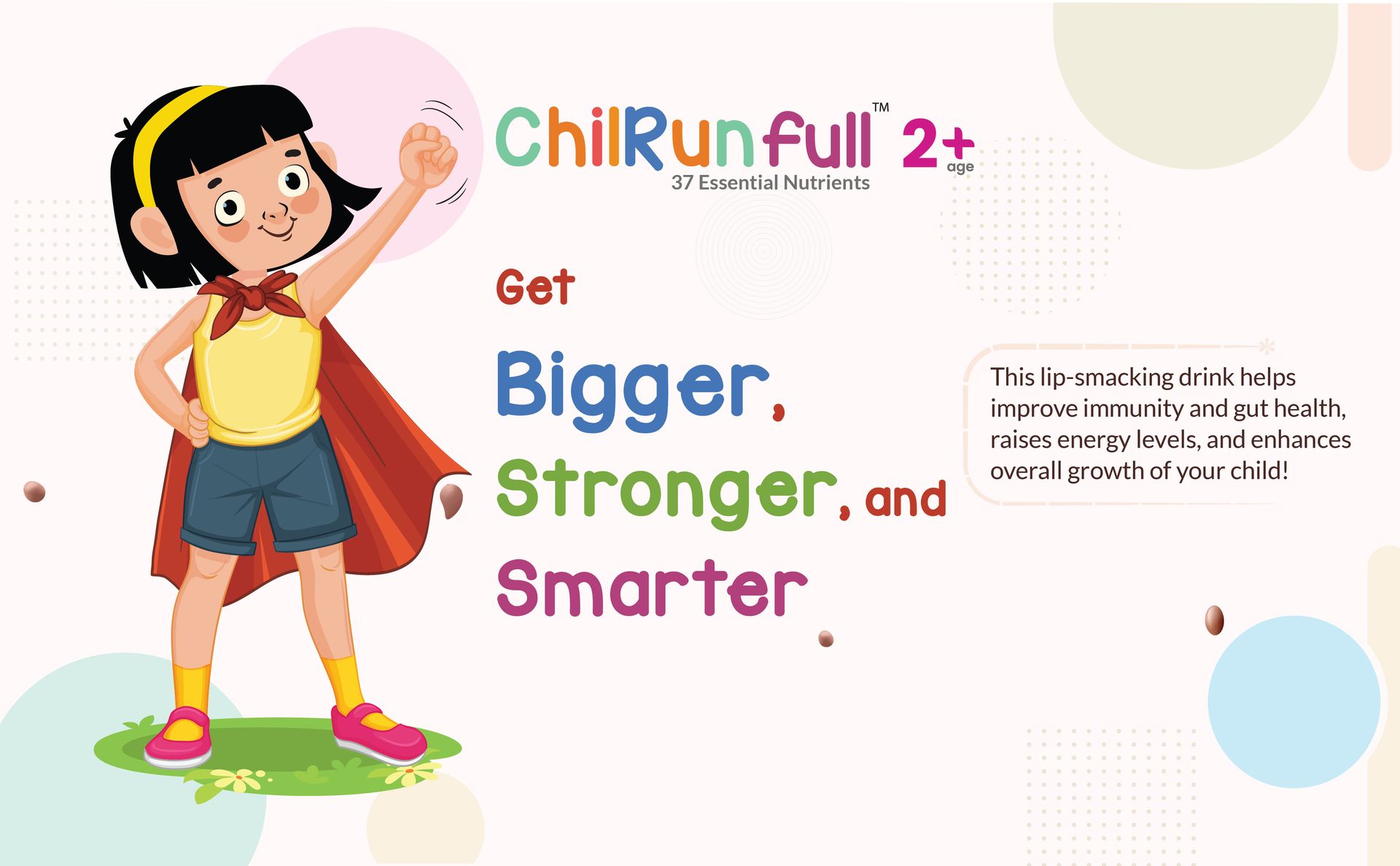 full (Vanilla 400-grams Carton), Scientifically Tested Total Nutrition for Children 2 Years & Above, 37 Essential Nutrients for Healthy, Energetic, and Strong