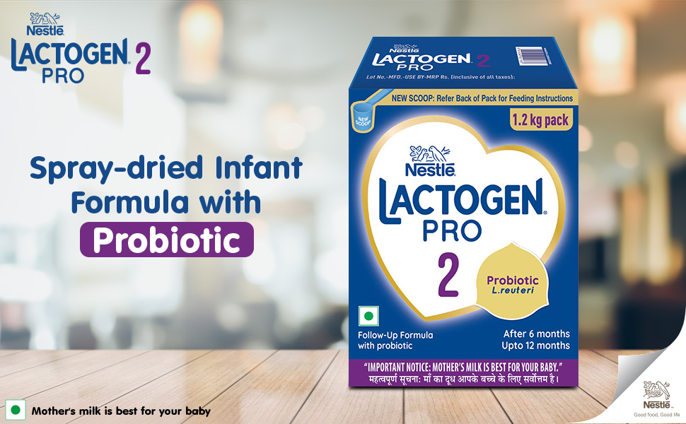 Nestlé LACTOGEN PRO 2, Follow-Up Formula with Probiotic, 1.2kg