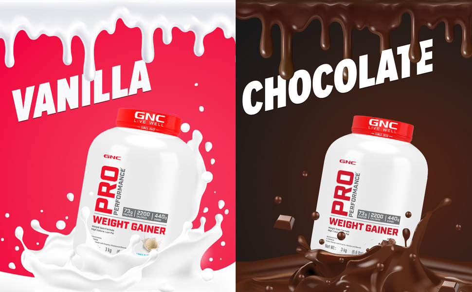 GNC Pro Performance Weight Gainer & Black Shaker (Double Chocolate, 3 Kg with Shaker)