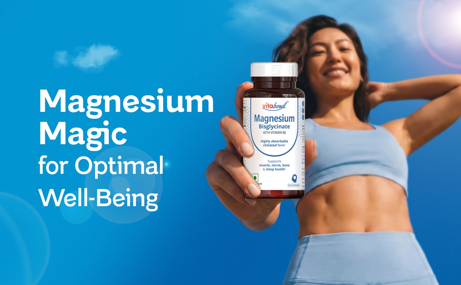 Pure Magnesium Bisglycinate Chelate 1400mg | 308mg Elemental Magnesium + Vitamin B6 | No Blends, No Complexes | High Absorption | Sleep, Stress Relief & Muscle Recovery | 60 Veg Capsules