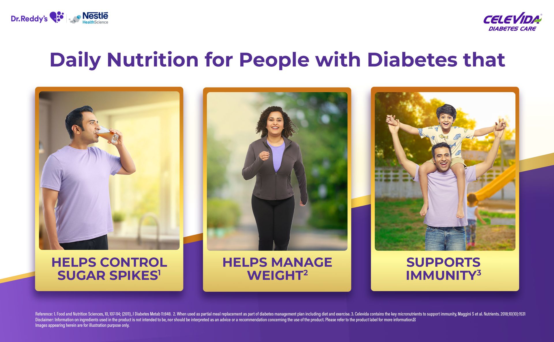 Celevida Diabetes Nutrition I Clinically proven I Helps in 24-Hr Sugar Control I Chocolate Flavor 400g Powder I Plant based protein & Dual blend high fiber I No Added sugar I By Dr. Reddy’s Nestle Health Science I Tin pack