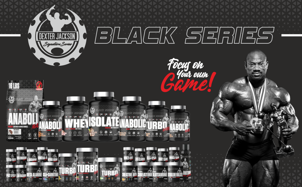 Dexter Jackson Black Series Citrulline Malate | 125 Servings, 250g - Premium Nitric Oxide Support for Improved Blood Flow and Workout Performance