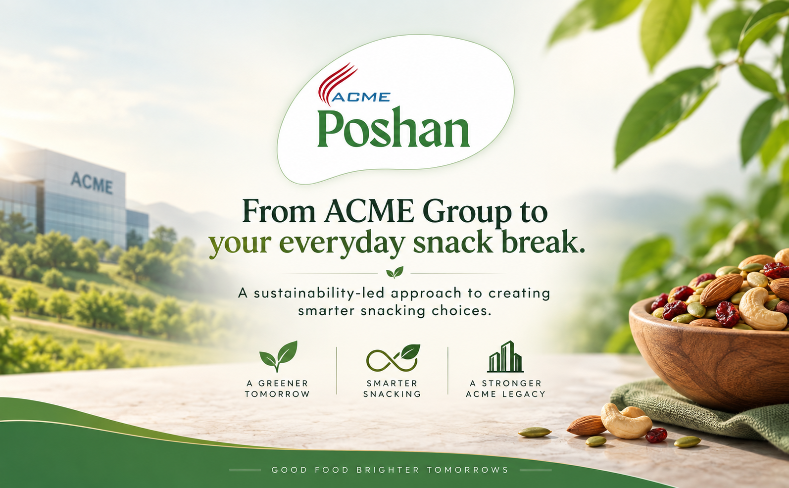 ACME Poshan Snack Variety Pack, Perfect Dates Cocoa Orange Pack of 3, Nutri+ Noodles Indian Masala, Nutri+ Puffs Masala Masti, No Palm Oil, High Protein Healthy Snacks Combo