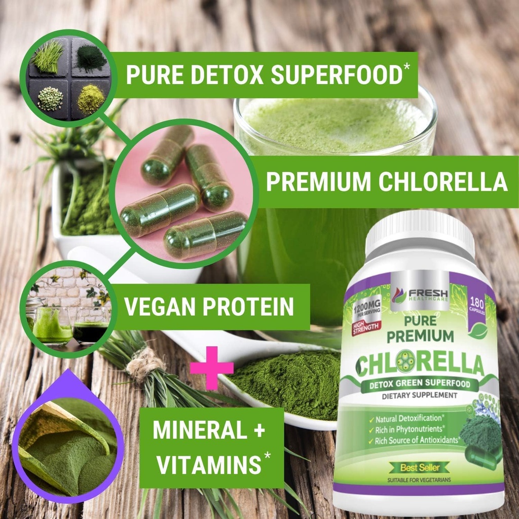 FRESH HEALTHCARE Chlorella and Immune Support Multivitamin - Bundle 3
