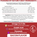 Omega for Dogs - 180 Delicious Soft Chews - Salmon Oil Treats for Skin and Coat, Itch Relief - Fish Oil Blend of Essential Fatty Acids, Omega 3, 6, and 9, and Vitamins - Smoked Bacon Flavor 3