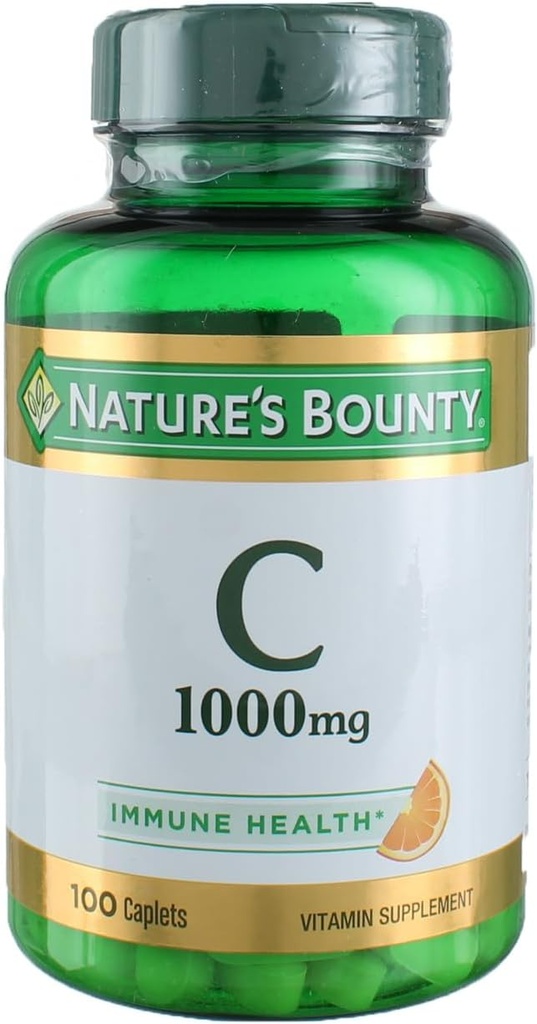 Nature's Bounty Vitamin C, 1000mg, 100 Caplets (Pack of 3) 2