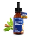 BioMatrix Extrait de racine de réglisse (1200 gouttes 2 fl. oz) Ingrédient plus actif que les marques concurrentes (0,87 mg de Glycyrrhizine par goutte), moins de doses nécessaires, concentré, augmenter le cortisol, énergie