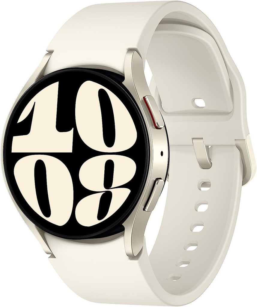 SAMSUNG Galaxy Watch 6 40mm Bluetooth Smartwatch, Fitness Tracker, Zones HR personnalisées, Entraînement avancé de sommeil, Heart Monitor, BIA Sensor for Health Wellness Insights, Big Screen, version américaine, Or