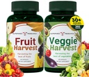 Fruits and Vegetables Supplements – 2 Pack Combination Fruit & Veggies Supplement – Whole Food Vitamins & Minerals for Adults – Superfood Veggie Vitamins for Adults (180 x 2, 360 Ct)