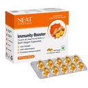 NEAT EVERYDAY Immunity Booster Capsule Vegetarian Softgels | Cold Pressed with Turmeric Oil & Ginger Oil | Vegan Supplement for Daily Immune Support (50 Capsule, Blister)