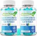 Glucosamine Chondroïtine Gummies, Supplément de soutien conjoint extra-fort avec MSM & Elderberry, Supplément de soutien conjoint pour adultes, hommes et femmes, Blueberry Flavor, 120 comte