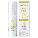 Vitamine D3 Spray 4000 UI (215 portions) - Absorption élevée, végétalien, soutient la santé osseuse et immunitaire, Absorption de calcium - Vaporisateur quotidien de vitamine D par voie orale