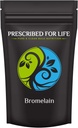 Prescription pour la vie en poudre de bromelain 2400 GDU, poudre naturelle d'enzyme d'ananas, supplément de bromelain végétalien (56g)