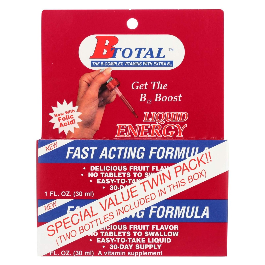 Produits sublinguals B-Total Twin Pack - 2 fl oz