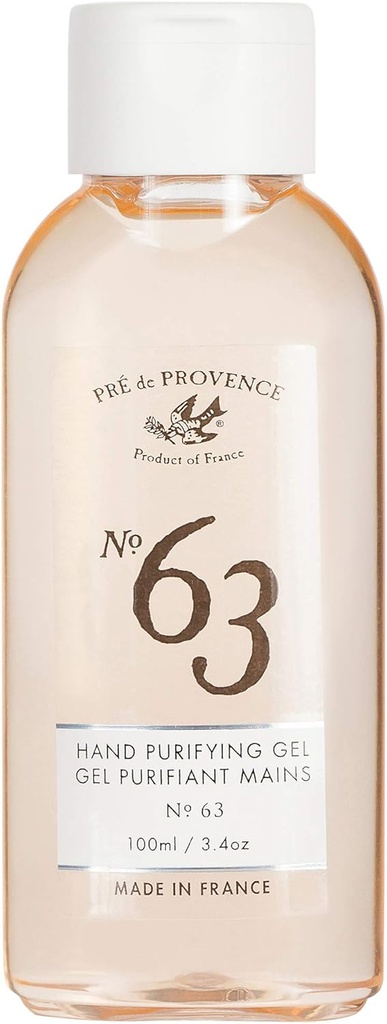 Pre de Provence Avancée à base d'alcool Gel d'assainissement des mains Hydratants & Adoucit les mains, 3.4 Onces fluides, No. 63