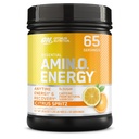 Optimum Nutrition New Flavor Amino Energy - Pré-entraînement avec du thé vert, BCAA, acides aminés, Keto Friendly, extrait de café vert, poudre d'énergie - Citrus Spritz, 65 portions (paquetage mai Vary)