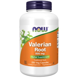 MAINTENANT compléments alimentaires, racine valériane (Valeriana officinalis) 500 mg, supplément à base de plantes, 250 gélules