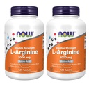 Alimentations Arginine 1000mg, 120 onglets (paquet de 2)