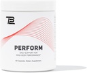 TB12 Perform - Supplément de performance premium avec feuille de mangue, sceletium, Rhodiola et Ashwagandha pour promouvoir l'énergie stable, la focalisation de l'aide et la fonction cognitive, et soutenir l'humeur et le stress
