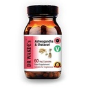 DR WAKDE's Ashwagandha & Shatavari Capsules (60 Veg Caps, Herbes rajeunissantes, Soutien énergétique, Supplément ayurvédique, Vegan, Herbal, Tout naturel, Fabriqué au Royaume-Uni)