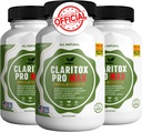 Claritox Pro Max Supplément de force supplémentaire, Booster d'humeur, Enhancer de fonction cognitive, 180 capsules (3)