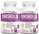 Forskolin pour la perte de poids, 250mg-500mg Max Strength Forskolin Deux Pack 90 Bouteilles de comptage, 20 % Extrait de Forskolin pur, régime idéal et formule d'athlètes!