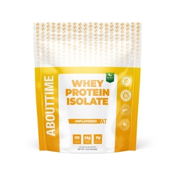 Au sujet du temps Sans aromatisé Protéine de lactosérum en poudre 26g, ingrédients naturels, non-OGM, sans gluten, sans lactose, sans édulcorants artificiels, faible teneur en glucides, 32 portions
