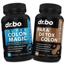 Colon Cleanser Detox & Body Cleanse - 15 jours Colon Cleanse Pills avec Probiotic & Intestinal Guard Cleanser - Poop Bowel Mouvement Suppléments pour l'estomac intestinal Bloating Gut Loss Support