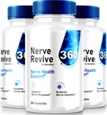 (3 Pack) Supplément Nerve Revive 360, All Natural Nerve Support for Overall Wellness, Formule Premium, NerveRevive 360 Capsules de vitamines, Avis officiels (180 Capsules)