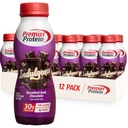 Premier Indulgence Protein Shake, 30g Protéines, 3g Sucre, Chocolat noir décadent, 11,5 fl oz, Pack de 12