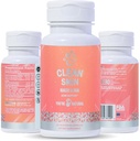 YOU'RE NATURAL Clean Skin Supplement (supplément de la peau propre) Acné Support de la peau Vitamines pour femmes, hommes et adolescents, vitamine A, zinc, DHA, vitamine B3, vitamine C, vitamine E - Sans gluten - Fabriqué aux États-Unis - 60 Capsules