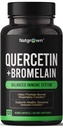 Natgraved Quercetin avec complexe de supplément de bromelain - 120 capsules