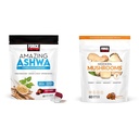 Le facteur de force Ashwagandha et les suppléments de champignons avec KSM-66 Ashwagandha, 7 champignons, 60 chews doux chacun