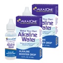 ALKAZONE Faites votre propre eau alcaline - Alkaline Booster goutte 1,25 oz (2 paquets)