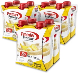 Premier Protéine iiEjNj 30g Secouer les protéines, 11 fl oz bouteille, Banane 12 Compte (2 Pack)