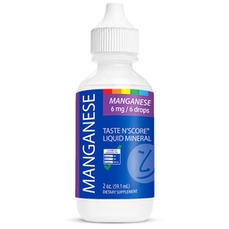 Goût N' Score Manganèse Liquid Ionic Mineral Supplement; 100% Pure; 6 mg; 118 portions