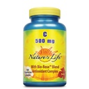 Vie de la nature Vitamine C, 500 mg Caps