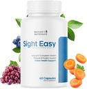 Vitamines oculaires et suppléments minéraux avec lutéine et zéaxanthine, vitamine C, vitamine E, zinc et bilberry pour une vision saine et un soutien de la fonction oculaire - 60 capsules, 1 mois d'approvisionnement