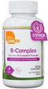 Zahler B-Complex Vitamines pour les femmes et les hommes - Complexe Vitamine B - Complexe Vitamines B avec B1 B2 B3 B5 B6 B7 B9 B12 - Système avancé de livraison à 2 étages - Casher sans gluten non-OGM VIT B (120 comprimés)