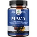 Potent Black Maca Root Capsules for Men - Supplément Bien-être Herbal avec Ginseng Sibérien Ashwagandha et Black Maca Root - Supplément Bien-être Homme pour soutenir la santé générale (60 portions)