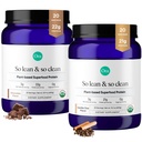 Ora Bio Vegan Protein Powder Vanilla Chai & Chocolate Bundle: 21g à base végétale poudre de protéines, Vanilla Chai Flavor, 20 portions + 22g à base végétale, Chocolate Flavor, 20 portions