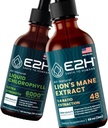 E2H: Chlorophylle liquide et champignons de la crinière du lion