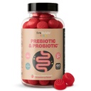 TruHeight Kids Prebiotic & Probiotic Gummies Ages 2+ (Strawberry Flavor) Toddlers & Kids All Natural Gut Health, Enzymes digestifs et Supplément de soulagement de la constipation - Vitamines recommandées pédiatriques