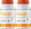 Arialief Cerveau Suppléments pour la mémoire et les capsules de focus, Aria LIEF Formule avancée Brain Health Support Pills Maximum Strength Nootropics Arialief Toutes les pilules de soutien naturel Avis (2 Pack)