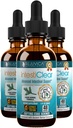 Rejuvica Health IntestiClear - Soutien avancé de nettoyage intestinal pour les humains - Formule de liquide tout-herbal pour l'absorption rapide - Bonus Liver Support - Wormwood, Black Walnut, Ginger et plus
