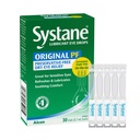 Les gouttes lubrifiantes originales sans conservateur Systane pour les yeux sensibles, 30 Ct, Viaux à usage unique, Confort apaisant, Soulagement des yeux sensibles et secs, Rafraîchir et lubrifiant pour le soulagement des yeux secs sur le trajet