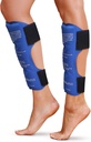 Shin Splint Ice Packs, HSA et FSA Admissible Hot and Cold Therapy Wrap.