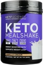 Keto Science Vanilla crème kétogénique repas Shake complément alimentaire, Paléo amical, 20.7 Ounces (paquet de 1)