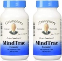 Formules originales de Christopher MindTrac Formula, Natural Mood Support & Memory Suppléments 100 Caps - Pack de 2